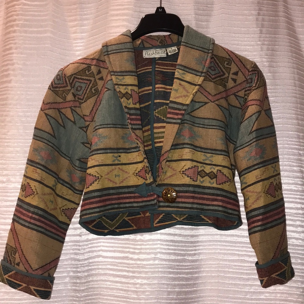 Vintage crop jacket